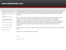 Tablet Screenshot of niklasblanke.com